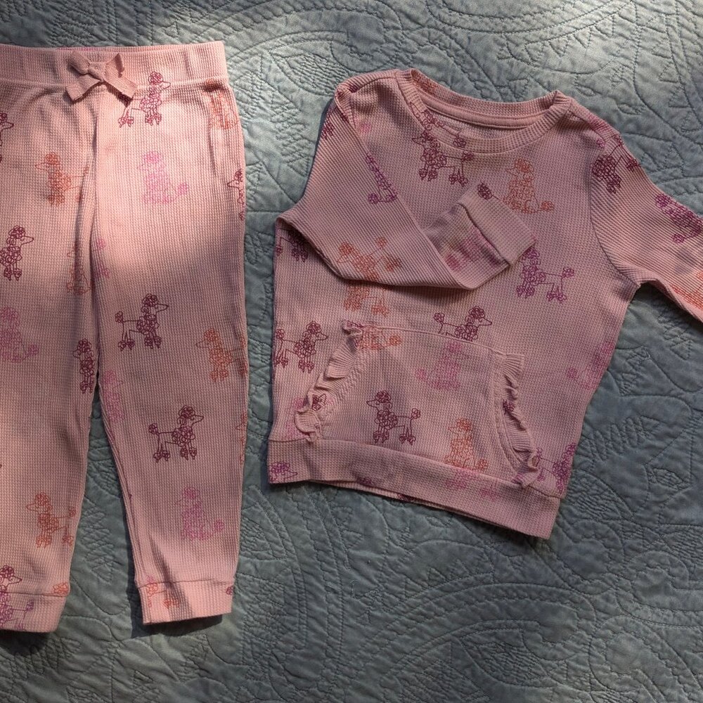 Garanimals Pink Poodle Long-sleeve & Pants Set 3T